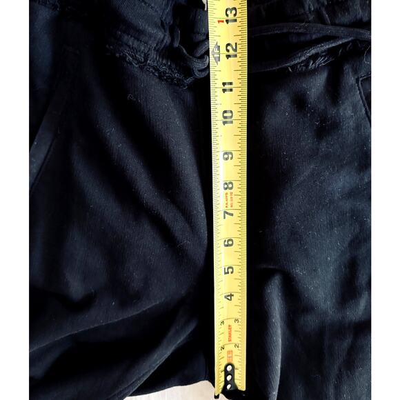 Women's Cotton Citizen Sweatpants Zip Pockets All Black Size Medium NWT - Picture 9 of 12